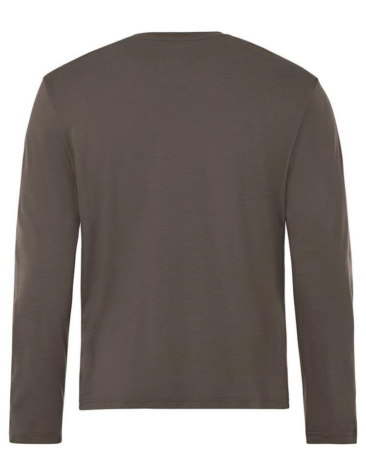 VAUDE VAUDE Men's Essential Wool LS T-Shirt T-Shirt Herren - deer brown - 0 | SportScheck