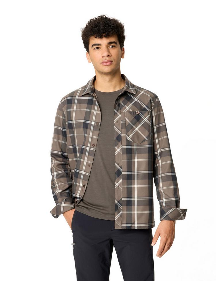 VAUDE VAUDE Men's Essential Wool LS T-Shirt T-Shirt Herren - deer brown - 2 | SportScheck