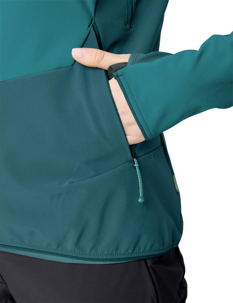 VAUDE VAUDE Women's Larice Softshell Jacket Outdoorjacke Damen - fjord green - 0 | SportScheck