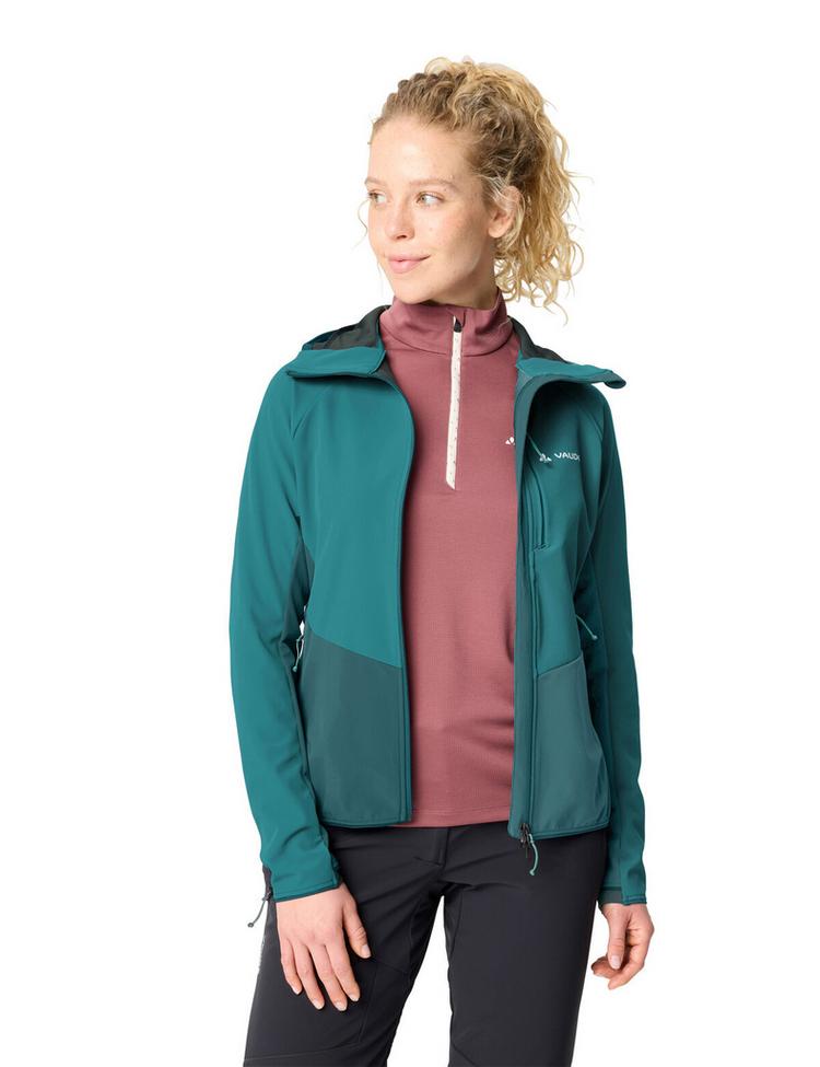VAUDE VAUDE Women's Larice Softshell Jacket Outdoorjacke Damen - fjord green - 2 | SportScheck