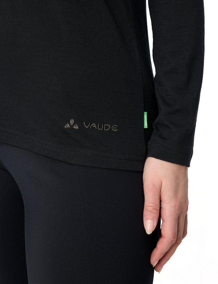 VAUDE VAUDE Women's Essential Wool LS T-Shirt T-Shirt Damen - black - 0 | SportScheck