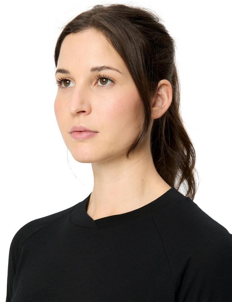 VAUDE VAUDE Women's Essential Wool LS T-Shirt T-Shirt Damen - black - 1 | SportScheck