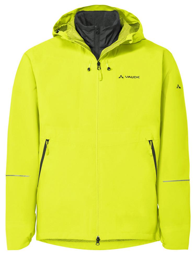 VAUDE VAUDE Men's Yaras 3in1 Jacket II Fahrradjacke Herren - bright green - 0 | SportScheck