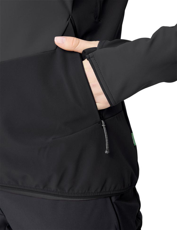 VAUDE VAUDE Women's Larice Softshell Jacket Outdoorjacke Damen - graphite - 0 | SportScheck