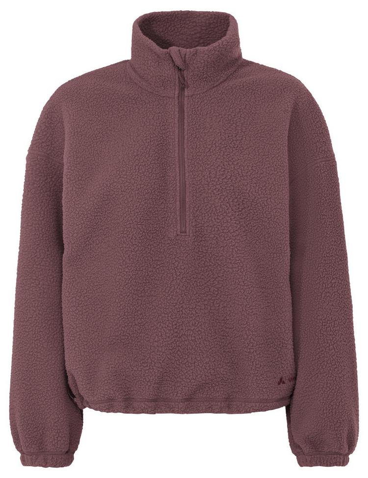 VAUDE VAUDE Women's Najun HZ Fleece Sweatshirt Damen - ruby dusk - 0 | SportScheck
