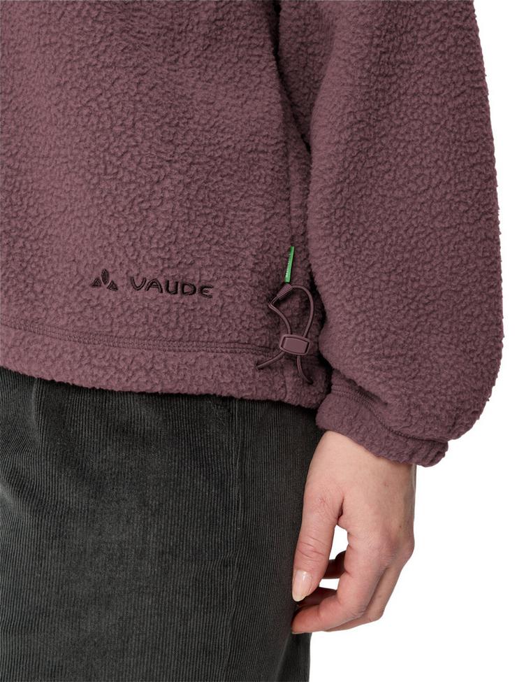 VAUDE VAUDE Women's Najun HZ Fleece Sweatshirt Damen - ruby dusk - 0 | SportScheck