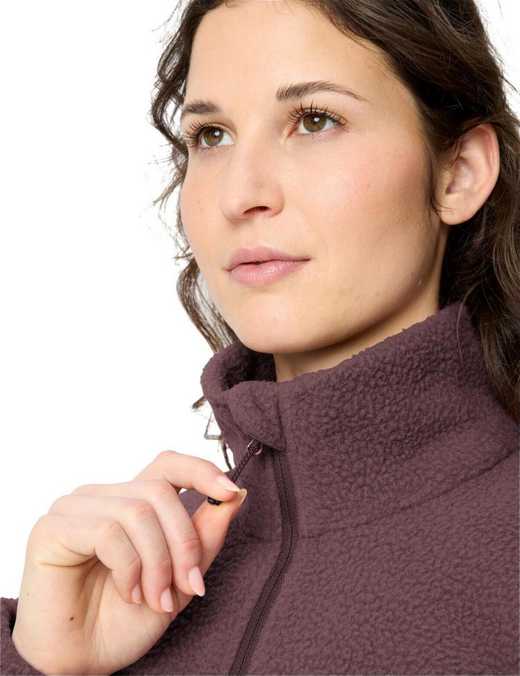 VAUDE VAUDE Women's Najun HZ Fleece Sweatshirt Damen - ruby dusk - 1 | SportScheck