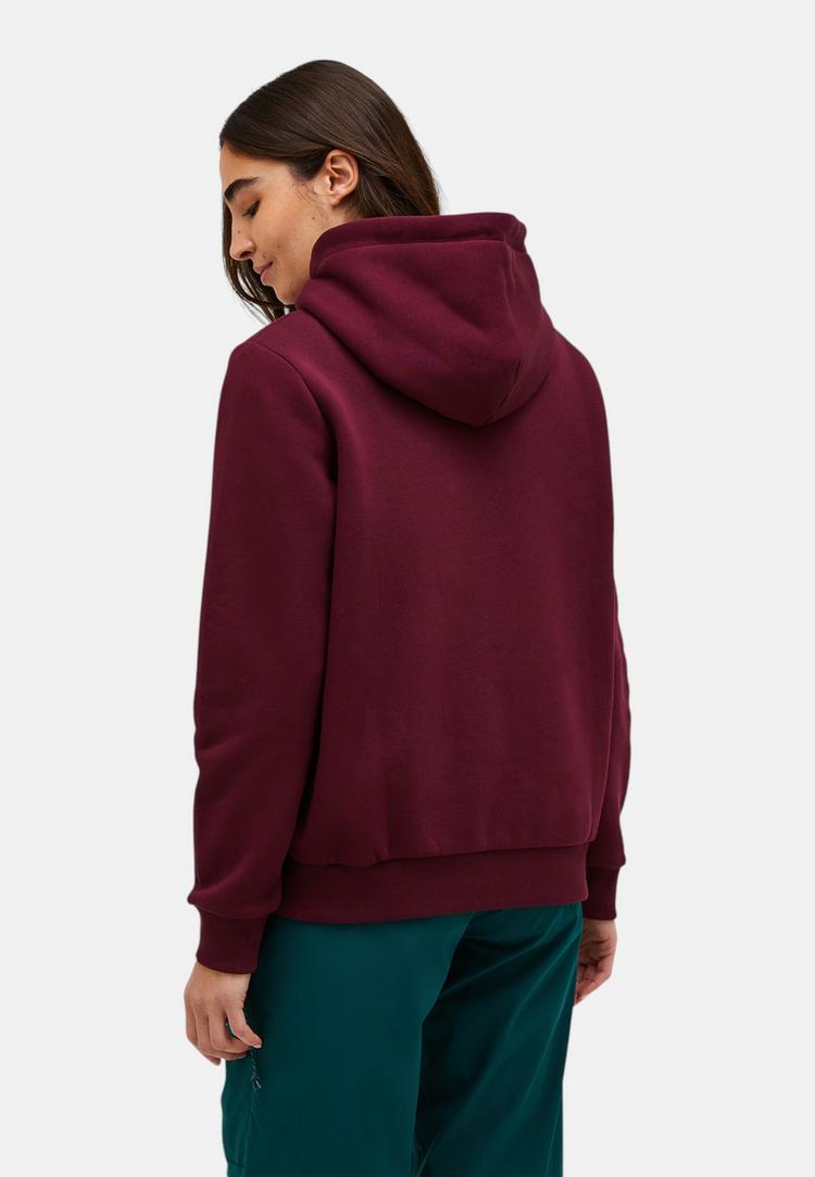 Peak Performance Peak Performance W Original Small Logo Hood Sweatshirt Damen - bordeauxrot - 1 | SportScheck