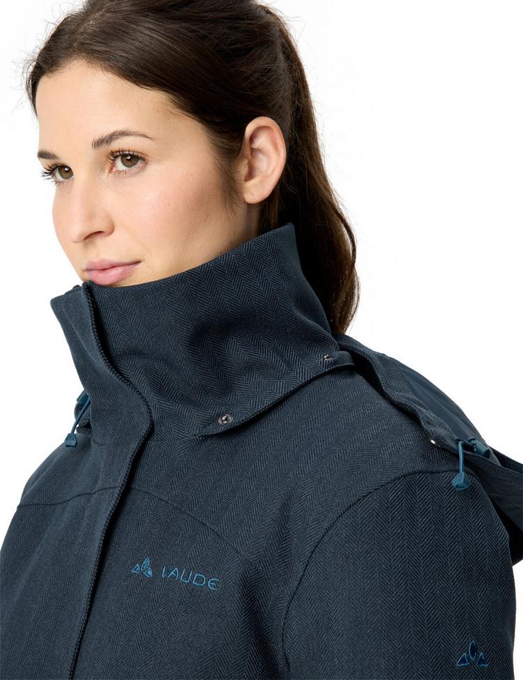 VAUDE VAUDE Women's Skomer Wool-Lined Jacket Outdoorjacke Damen - dark sea - 1 | SportScheck