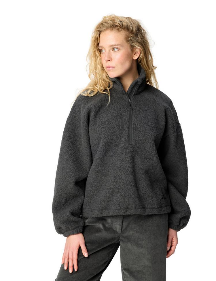 VAUDE VAUDE Women's Najun HZ Fleece Sweatshirt Damen - graphite - 0 | SportScheck