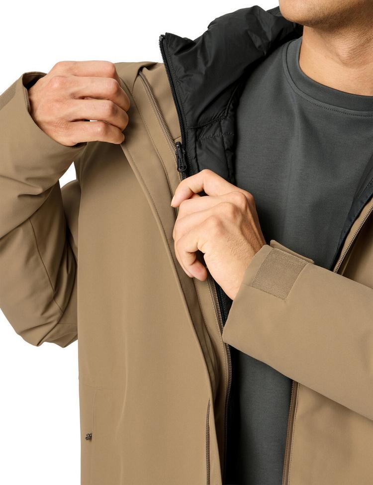 VAUDE VAUDE Men's Mineo 3in1 Jacket Doppeljacke Herren - oat - 0 | SportScheck