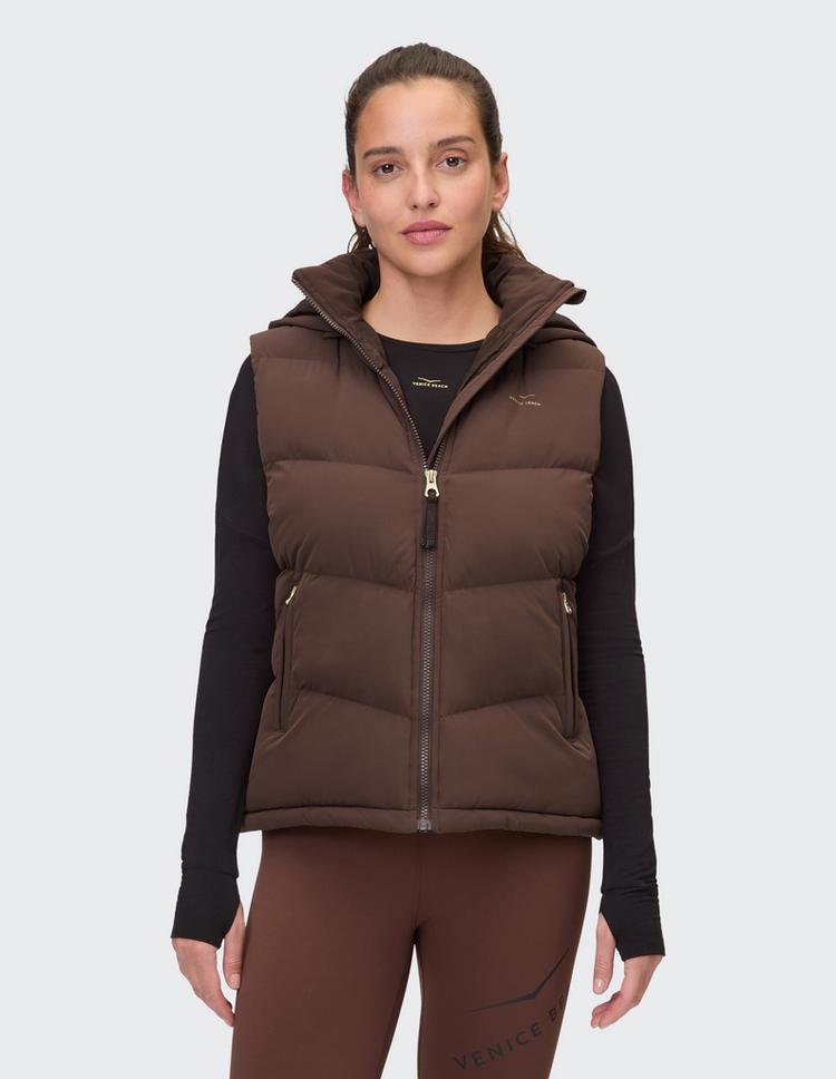 VENICE BEACH VENICE BEACH VB Issi Outdoorweste Damen - coffee - 8 | SportScheck
