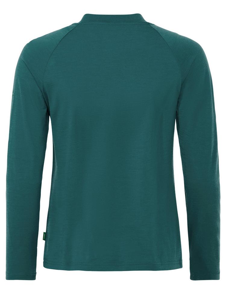 VAUDE VAUDE Women's Essential Wool LS T-Shirt T-Shirt Damen - dark fjord green - 0 | SportScheck