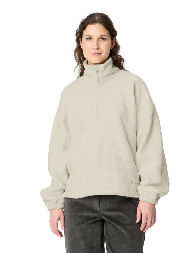 VAUDE VAUDE Women's Najun HZ Fleece Sweatshirt Damen - ecru - 0 | SportScheck