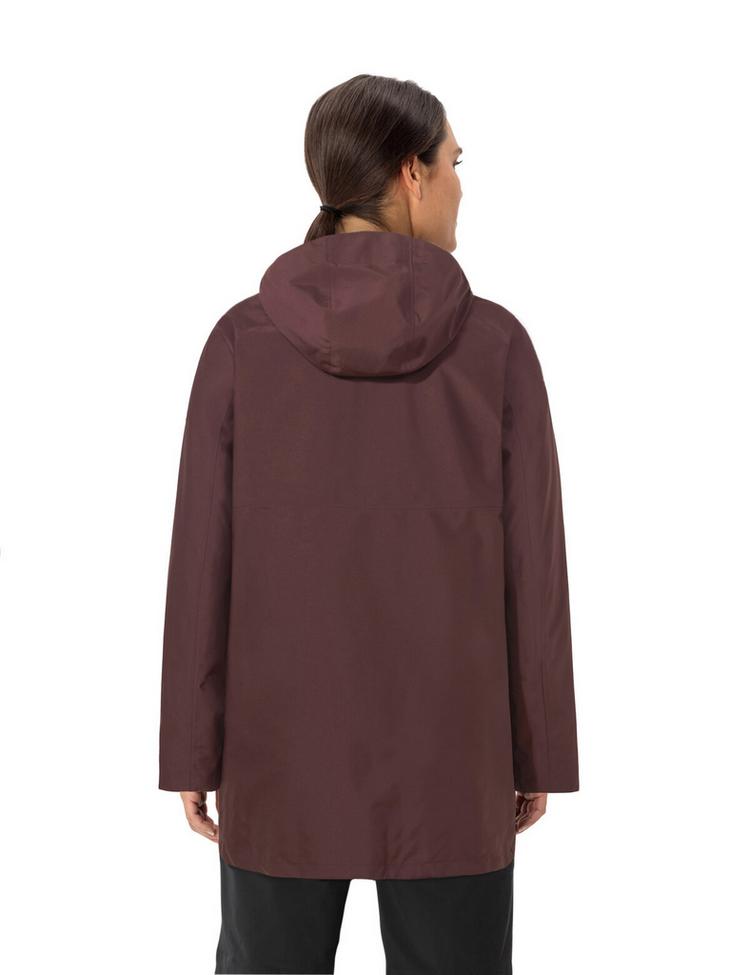 VAUDE VAUDE SE Women's Hitra 3in1 Parka Outdoorjacke Damen - dark oak - 0 | SportScheck