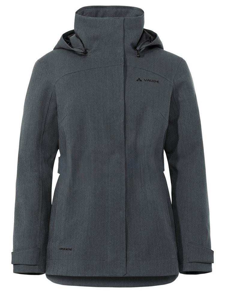 VAUDE VAUDE Women's Skomer Wool-Lined Jacket Outdoorjacke Damen - graphite - 0 | SportScheck