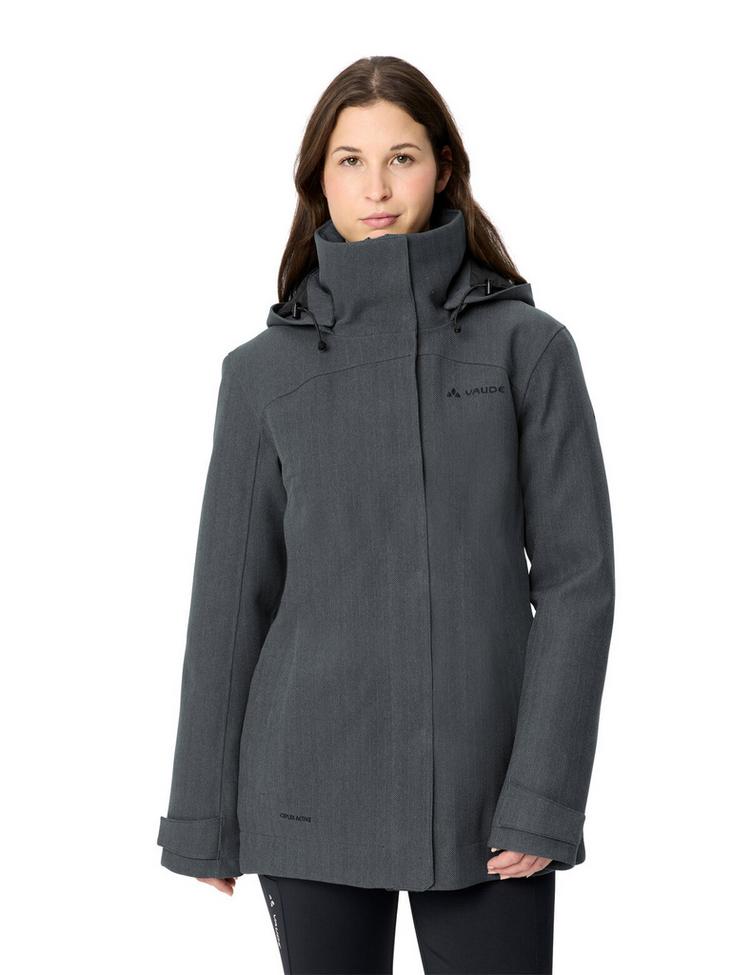 VAUDE VAUDE Women's Skomer Wool-Lined Jacket Outdoorjacke Damen - graphite - 0 | SportScheck