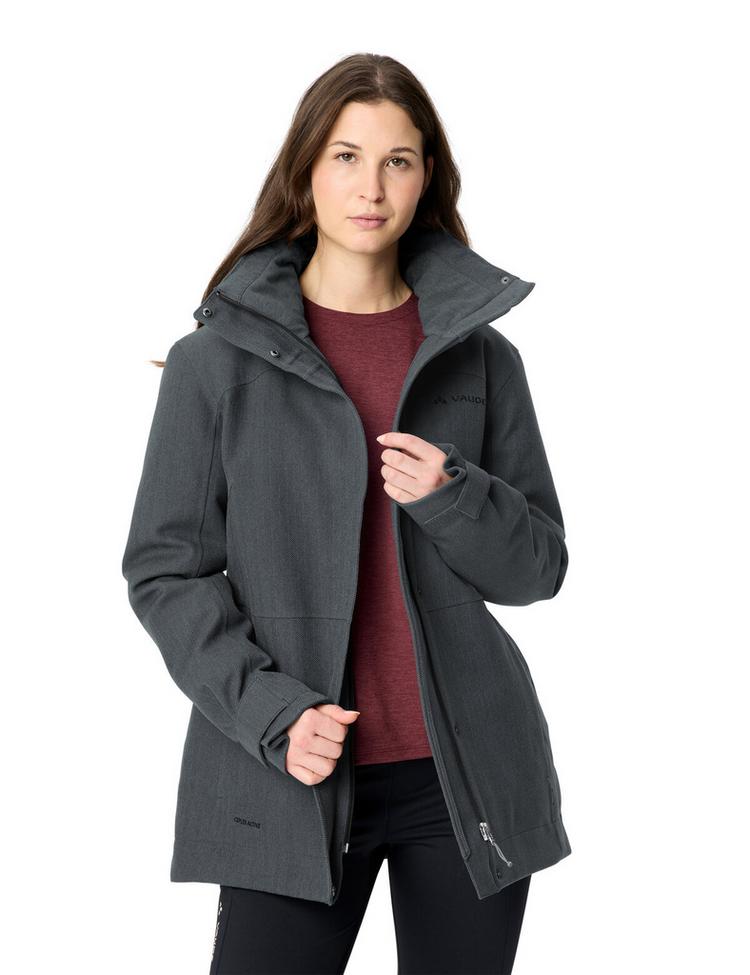 VAUDE VAUDE Women's Skomer Wool-Lined Jacket Outdoorjacke Damen - graphite - 2 | SportScheck