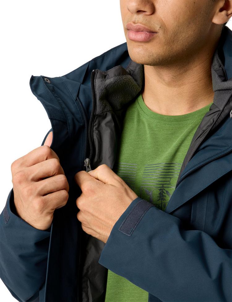 VAUDE VAUDE Men's Caserina 3in1 Jacket III Doppeljacke Herren - dark sea - 1 | SportScheck