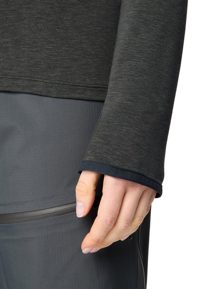 VAUDE VAUDE Women's Monviso Crew Neck Sweatshirt Damen - graphite - 0 | SportScheck