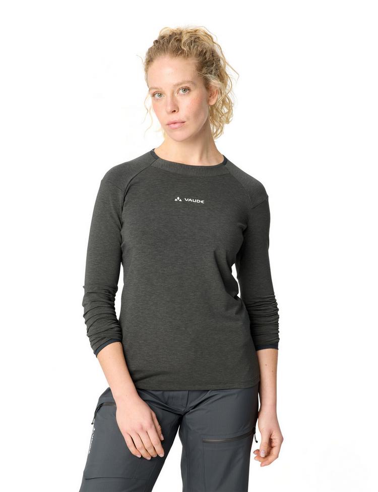 VAUDE VAUDE Women's Monviso Crew Neck Sweatshirt Damen - graphite - 2 | SportScheck
