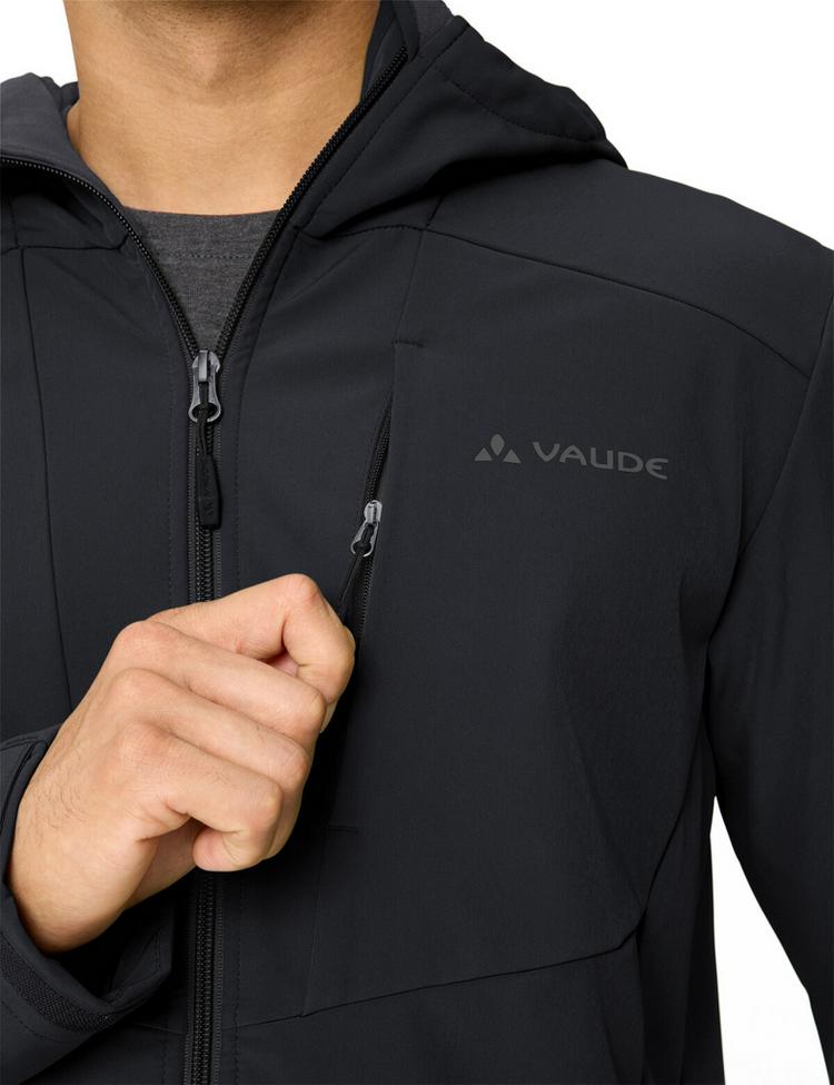 VAUDE VAUDE Men's Cyclone Hooded Jacket II Outdoorjacke Herren - black - 1 | SportScheck