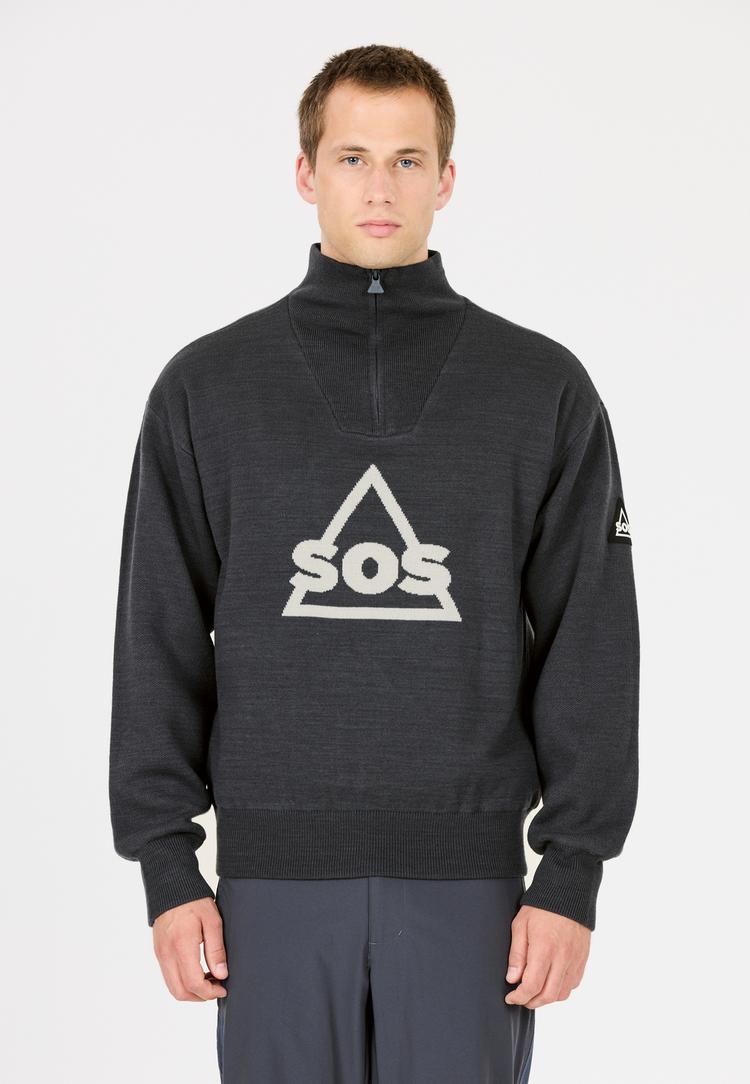 SOS SOS Tignes Funktionssweatshirt Herren - 1009 India Ink - 1 | SportScheck