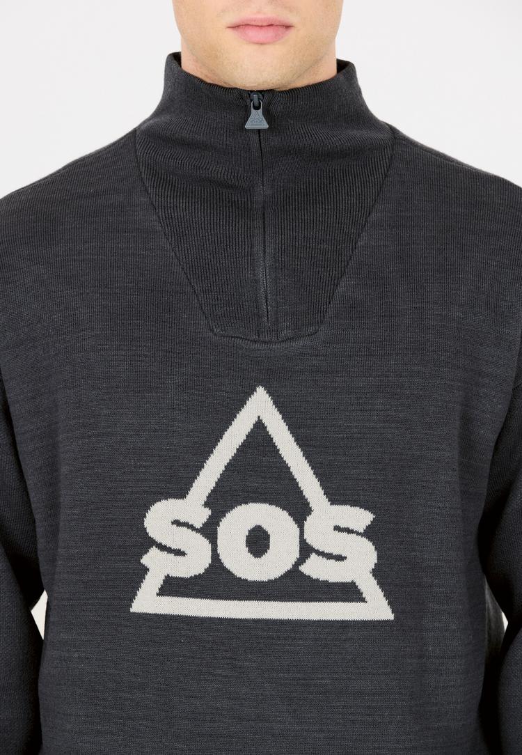 SOS SOS Tignes Funktionssweatshirt Herren - 1009 India Ink - 2 | SportScheck