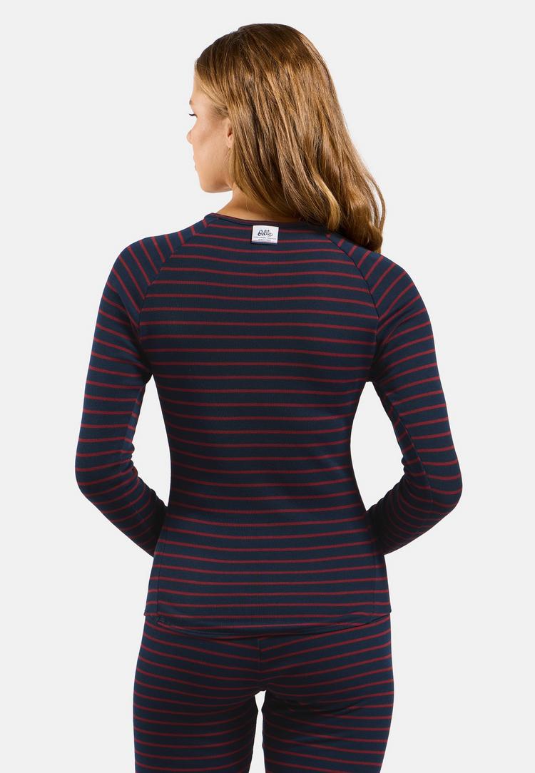 Odlo Odlo ACTIVE WARM ORIGINALS ECO STRIPES Funktionsshirt Damen - dark sapphire - sundried tomato(21014) - 1 | SportScheck