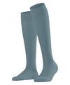 Falke Cotton Touch Kneehigh Socken Damen - monument (6592)