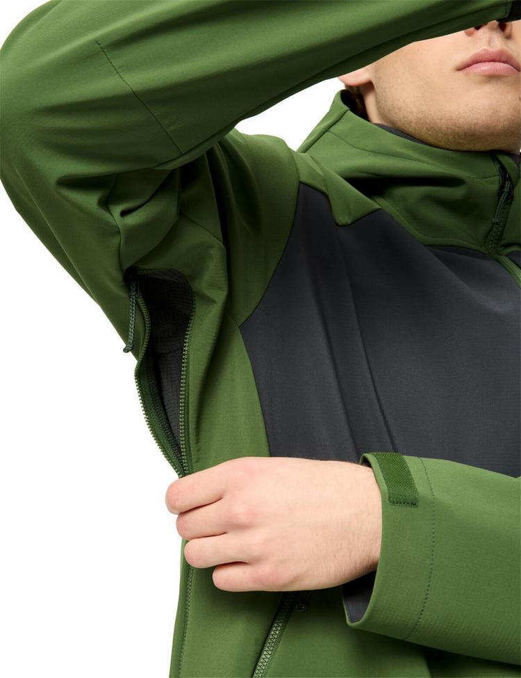 VAUDE VAUDE Men's Roccia Softshell Jacket III Outdoorjacke Herren - thyme - 0 | SportScheck