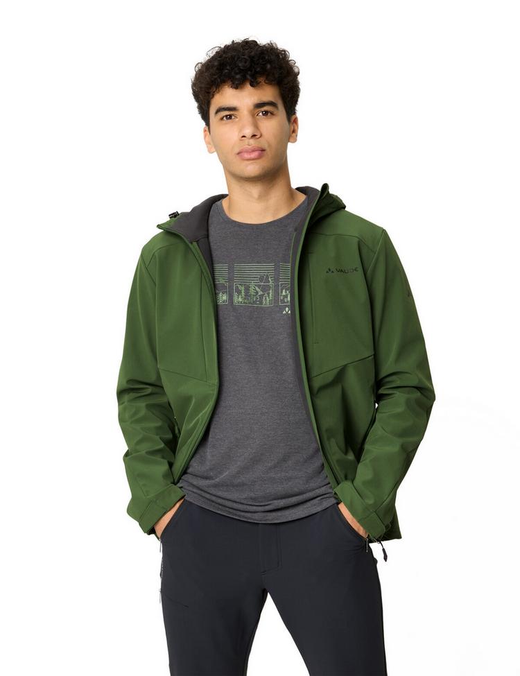 VAUDE VAUDE Men's Cyclone Hooded Jacket II Outdoorjacke Herren - thyme - 2 | SportScheck