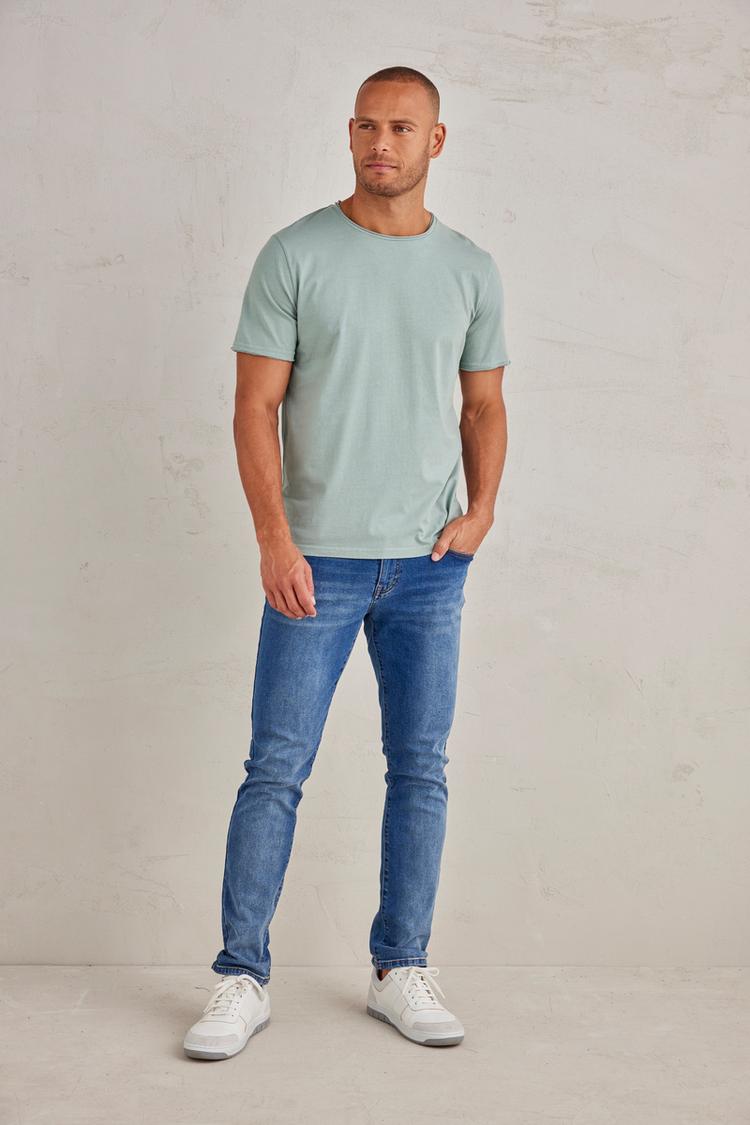 John Devin John Devin T-Shirt T-Shirt Herren - blau / mint - 0 | SportScheck