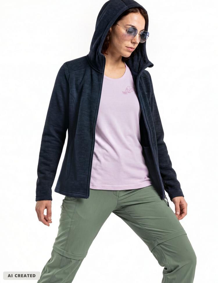 VAUDE VAUDE SE Women's Tikoma Hoody Jacket II Outdoorjacke Damen - dark sea - 2 | SportScheck