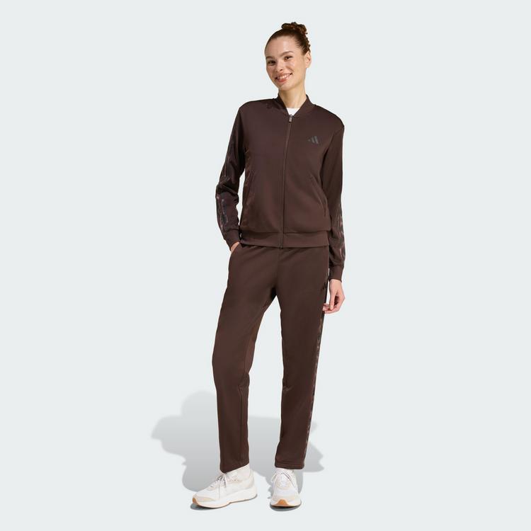 adidas adidas Trainingsanzug 3-STRIPES LEOPARD PRINT Trainingsanzug Damen - Aurora Coffee / Multicolor - 0 | SportScheck