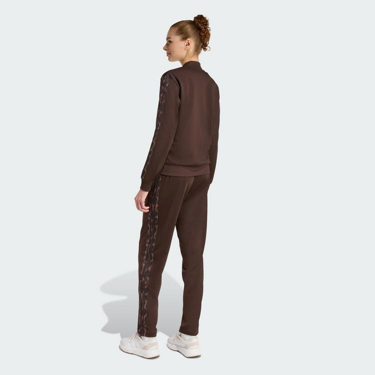 adidas adidas Trainingsanzug 3-STRIPES LEOPARD PRINT Trainingsanzug Damen - Aurora Coffee / Multicolor - 1 | SportScheck
