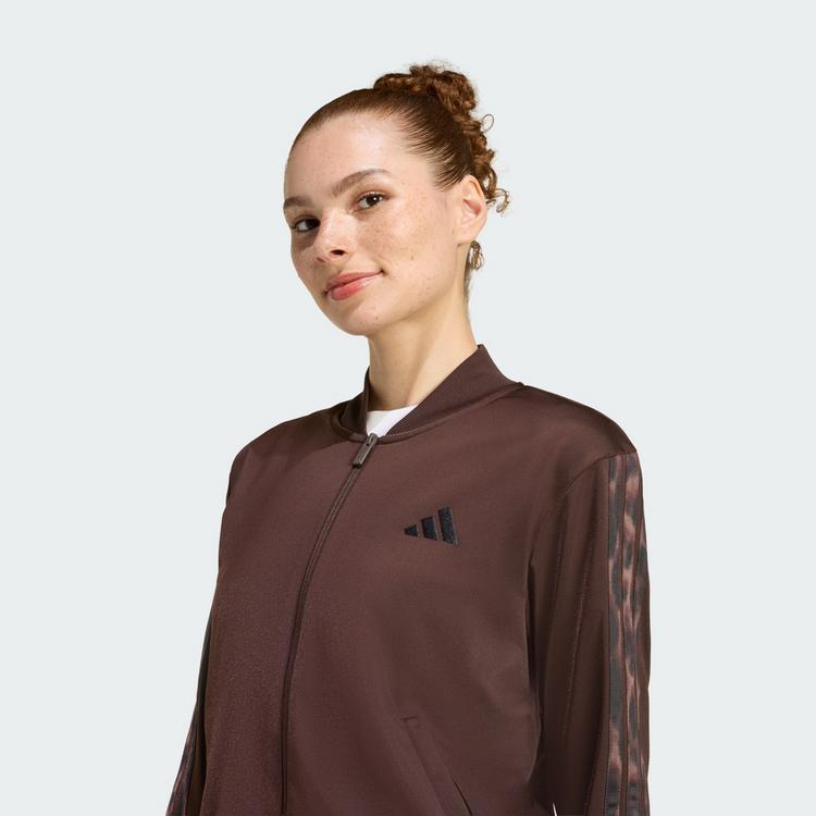 adidas adidas Trainingsanzug 3-STRIPES LEOPARD PRINT Trainingsanzug Damen - Aurora Coffee / Multicolor - 0 | SportScheck