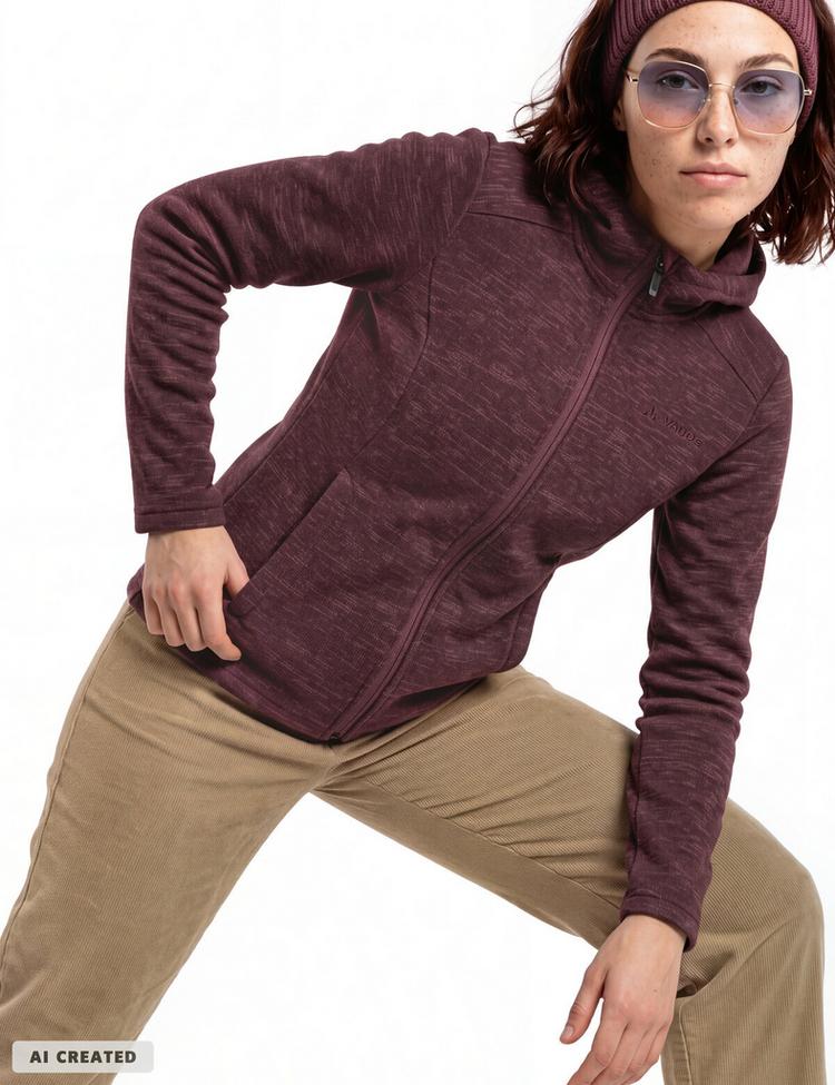 VAUDE VAUDE SE Women's Tikoma Hoody Jacket II Outdoorjacke Damen - ruby dusk - 2 | SportScheck