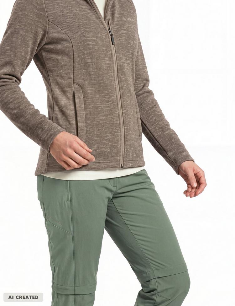 VAUDE VAUDE SE Women's Tikoma Hoody Jacket II Outdoorjacke Damen - linen - 0 | SportScheck