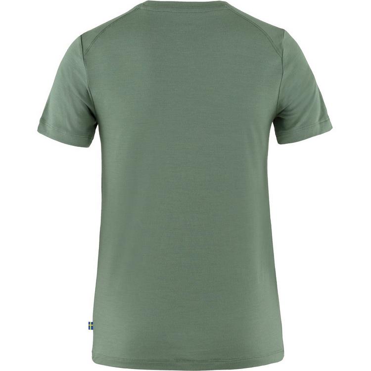 FJ&Auml;LLR&Auml;VEN FJ&Auml;LLR&Auml;VEN Abisko Wool Fox T-Shirt Damen - Gr&uuml;n - 2 | SportScheck