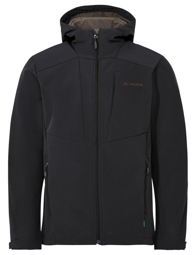 VAUDE VAUDE Men's Cyclone Hooded Jacket II Outdoorjacke Herren - black/deer brown - 0 | SportScheck