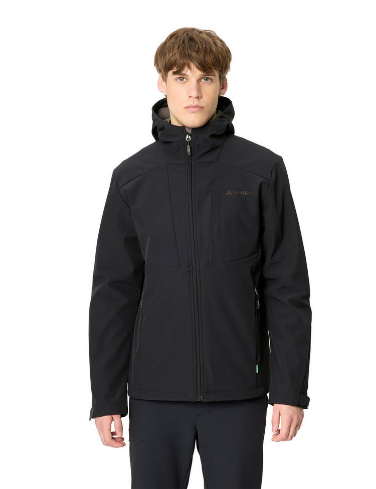 VAUDE VAUDE Men's Cyclone Hooded Jacket II Outdoorjacke Herren - black/deer brown - 0 | SportScheck