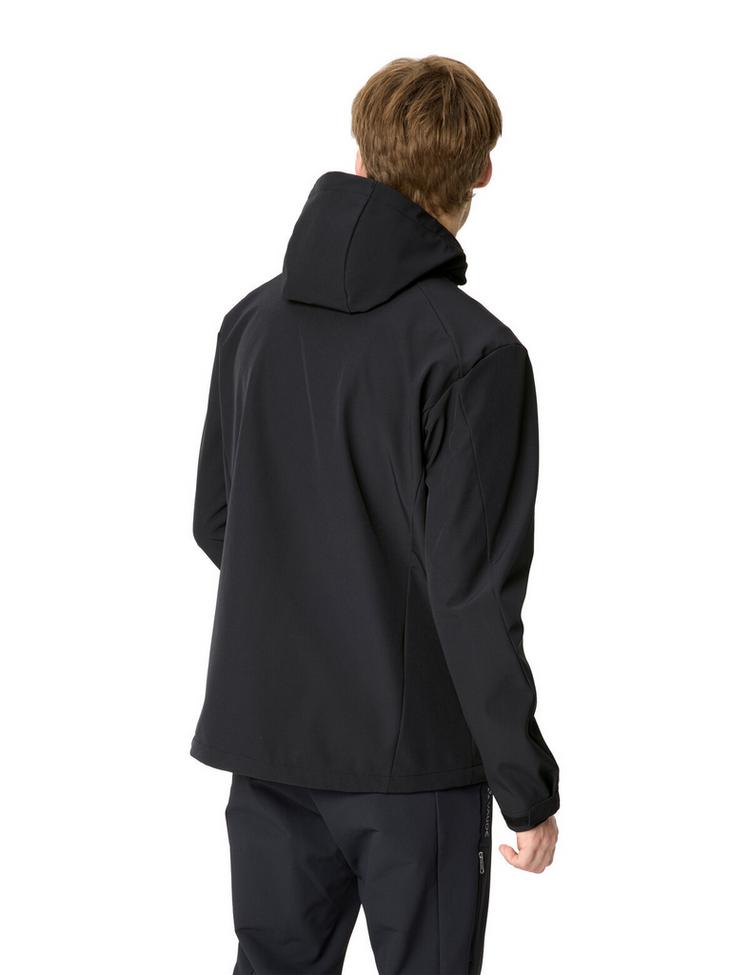 VAUDE VAUDE Men's Cyclone Hooded Jacket II Outdoorjacke Herren - black/deer brown - 1 | SportScheck
