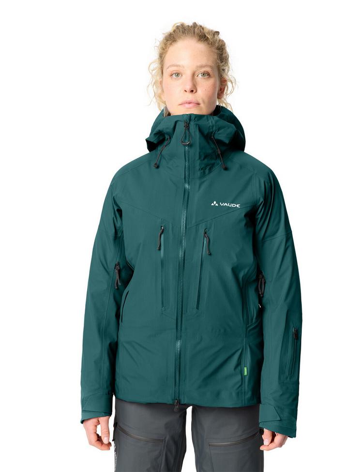 VAUDE VAUDE Women's Monviso 3L Jacket II Outdoorjacke Damen - dark fjord green - 0 | SportScheck