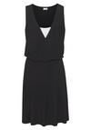 Lascana Jerseykleid Jerseykleid Damen - schwarz wei&szlig;