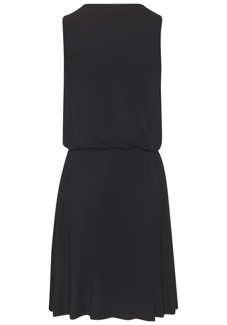 Lascana Lascana Jerseykleid Jerseykleid Damen - schwarz wei&szlig; - 0 | SportScheck