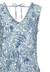 Buffalo Maxikleid Maxikleid Damen - wei&szlig;-blau-gr&uuml;n bedruckt