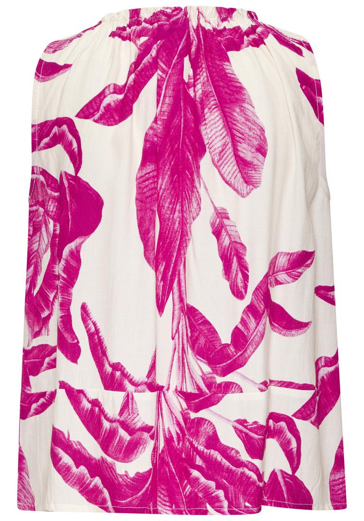 Lascana Lascana Strandtop T-Shirt Damen - creme-pink bedruckt - 0 | SportScheck