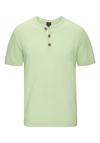 John Devin Henleyshirt T-Shirt Herren - hellgr&uuml;n