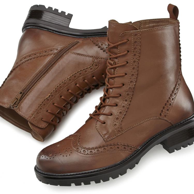 Lascana Lascana Schn&uuml;rboots Boots Damen - braun - 2 | SportScheck